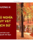 Bài giảng Những NLCB của CN Mác - Lênin: Chương 3 -TS. Nguyễn Văn Ngọc