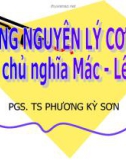 Bài giảng Chương 3 : Chủ nghĩa duy vật lịch sử - PGS. TS. Phương Kỳ Sơn