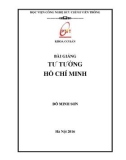 Bài giảng Tư tưởng Hồ Chí Minh: Phần 2 - Đỗ Minh Sơn