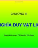 Bài giảng Những nguyên lý cơ bản của chủ nghĩa Mác-Lênin: Chương 3 (phần 2) - TS. Nguyễn Văn Ngọc