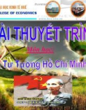 Ảnh hưởng của văn hoá Phương Đông đối với Tư tưởng Hồ Chí Minh