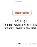 Bài giảng Lý luận của chủ nghĩa Mác –Lênin về chủ nghĩa xã hội: Chương VII - Sứ mệnh lịch sử của giai cấp công nhân và cách mạng xã hội chủ nghĩa