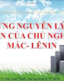 Bài giảng Những nguyên lý cơ bản của chủ nghĩa Mác - Lênin: Chương mở đầu - TS. Bùi Xuân Thanh