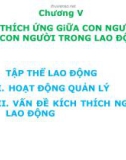 Bài giảng Tâm lý học lao động: Chương 5 - ThS. Hoàng Thế Hải