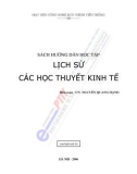 Sách hướng dẫn Lịch sử các học thuyết Kinh tế - Nguyễn Quang Hạnh