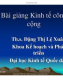 Bài giảng Kinh tế công cộng - Chương 5