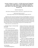 Dược tính Ca Quát - Cuốn sách quý trong giảng dạy chữ Hán, chữ Nôm và những tri thức giá trị về y học truyền thống ở nước ta