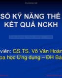 Bài giảng Nghiên cứu khoa học: Một số kỹ năng thể hiện kết quả nghiên cứu khoa học