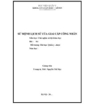 PHÂN TÍCH SỨ MỆNH LỊCH SỬ CỦA GIAI CẤP CÔNG NHÂN