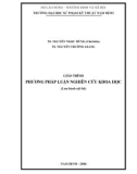 Giáo trình Phương pháp luận nghiên cứu khoa học - ĐH Sư Phạm Kỹ Thuật Nam Định