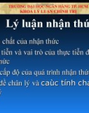 Lý luận và nhận thức