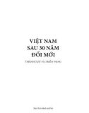 việt nam sau 30 năm đổi mới: thành tựu và triển vọng