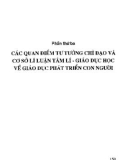 Phát triển giáo dục, con người phục vụ phát triển xã hội - kinh tế: Phần 2