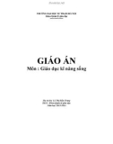 Giáo án Giáo dục kĩ năng sống - ĐH Sư phạm Hà Nội