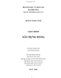 Giáo trình Xây dựng Đảng - ĐH Huế