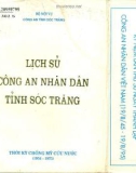 Ebook Lịch sử Công an nhân dân tỉnh Sóc Trăng: Phần 1