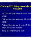 Bài giảng An sinh xã hội: Chương 7