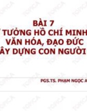 Bài giảng Tư tưởng Hồ Chí Minh: Bài 7 - PGS.TS. Phạm Ngọc Anh