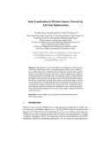 Node localization in Wireless sensor network by Ant Lion Optimization