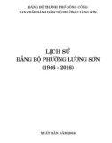 Ebook Lịch sử Đảng bộ phường Lương Sơn (1946 - 2016): Phần 1