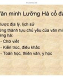 Bài giảng Văn minh Lưỡng Hà cổ đại