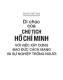 Ebook Di chúc của Chủ tịch Hồ Chí Minh - Ánh sáng của trí tuệ và niềm tin: Phần 2