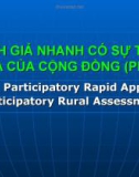 PRA- Đánh giá nhanh có sự tham gia của cộng đồng