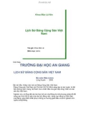 Lịch sử Đảng Cộng sản Việt Nam - ĐH An Giang