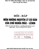 Sổ tay hỏi - đáp môn những nguyên lý cơ bản của chủ nghĩa Mác - Lênin: Phần 1