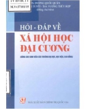 Xã hội học đại cương - Các vấn đề hỏi & đáp: Phần 1