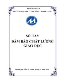 Sổ tay đảm bảo chất lượng giáo dục - Trường ĐH Tài chính - Marketing