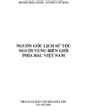 Lịch sử tộc người vùng biên giới phía Bắc Việt Nam: Phần 1