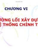 Bài giảng Đường lối cách mạng của Đảng Cộng sản Việt Nam: Chương 6 - Nguyễn Đình Quốc Cường