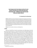 Thực trạng và giải pháp nâng cao tính tích cực nghiên cứu khoa học của đội ngũ giảng viên Khoa Ngoại ngữ - Trường Đại học Thủ đô Hà Nội trong giai đoạn hiện nay