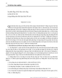 Sự phân tầng xã hội theo mức sống tại thủ đô Hà Nội trong những năm đầu thực hiện đổi mới - Trịnh Duy Luân