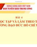 TẬP BÀI GIẢNG DÀNH CHO HỌC VIÊN LỚP BỒI DƯỠNG KẾT NẠP ĐẢNG - BÀI 4