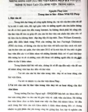 Những đóng góp của thư viện khoa Pháp đối với quá trình tự đào tạo của sinh viên trong khoa