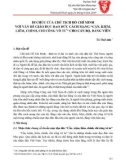 Di chúc của chủ tịch Hồ Chí Minh với vấn đề giáo dục đạo đức cách mạng 'cần, kiệm, liêm, chính, chí công vô tư' cho cán bộ, đảng viên