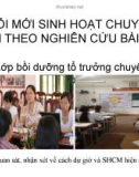 Bài giảng Đổi mới sinh hoạt chuyên môn theo nghiên cứu bài học