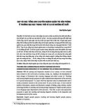 Dạy và học tiếng Anh chuyên ngành Quản trị văn phòng ở trường đại học trong thời kì 3.0 và những đề xuất