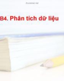 Bài giảng Tập huấn nghiên cứu khoa học sư phạm ứng dụng: Bước B4