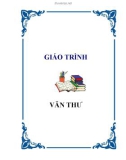 Giáo trình Công tác văn thư