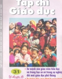 Tạp chí Giáo dục - Số 31 (số chuyên đề quý 2/2002)