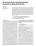 Mô hình phát triển bền vững trường phổ thông dân tộc bán trú: Những vấn đề về lí luận