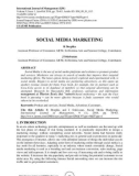 Social media marketing: social media platforms and websites