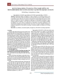 Quản lí hoạt động ứng dụng công nghệ thông tin trong kiểm định chất lượng giáo dục tại trường Đại học An Giang