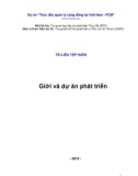 Tài liệu tập huấn Giới và dự án phát triển - Dự án thúc đẩy quản lý cộng đồng tại Việt Nam