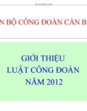 Bài giảng Tập huấn cán bộ Công đoàn