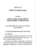 Triết lý kinh doanh và văn hóa kinh doanh: Phần 2