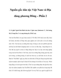 Nguồn gốc dân tộc Việt Nam và Ðịa đàng phương Ðông – Phần 2